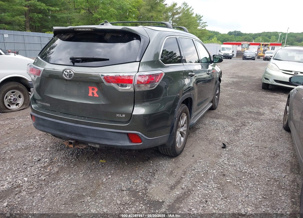 2014 TOYOTA HIGHLANDER VIN: 5TDKKRFH9ES016237