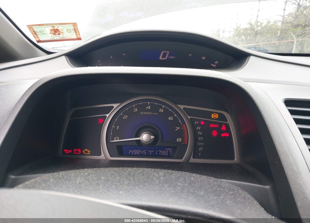 2007 HONDA CIVIC VIN: 1HGFA16847L044619