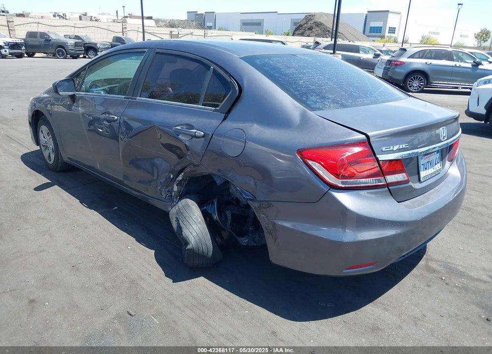 2014 HONDA CIVIC LX VIN: 19XFB2F52EE272499