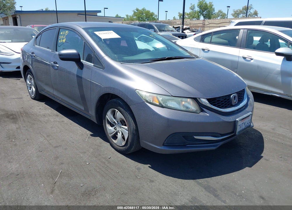 2014 HONDA CIVIC LX VIN: 19XFB2F52EE272499