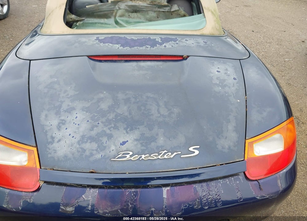2002 PORSCHE BOXSTER VIN: WP0CA29822U622397