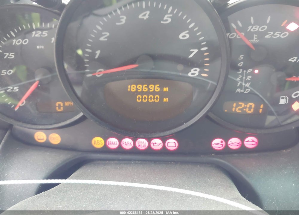 2002 PORSCHE BOXSTER VIN: WP0CA29822U622397