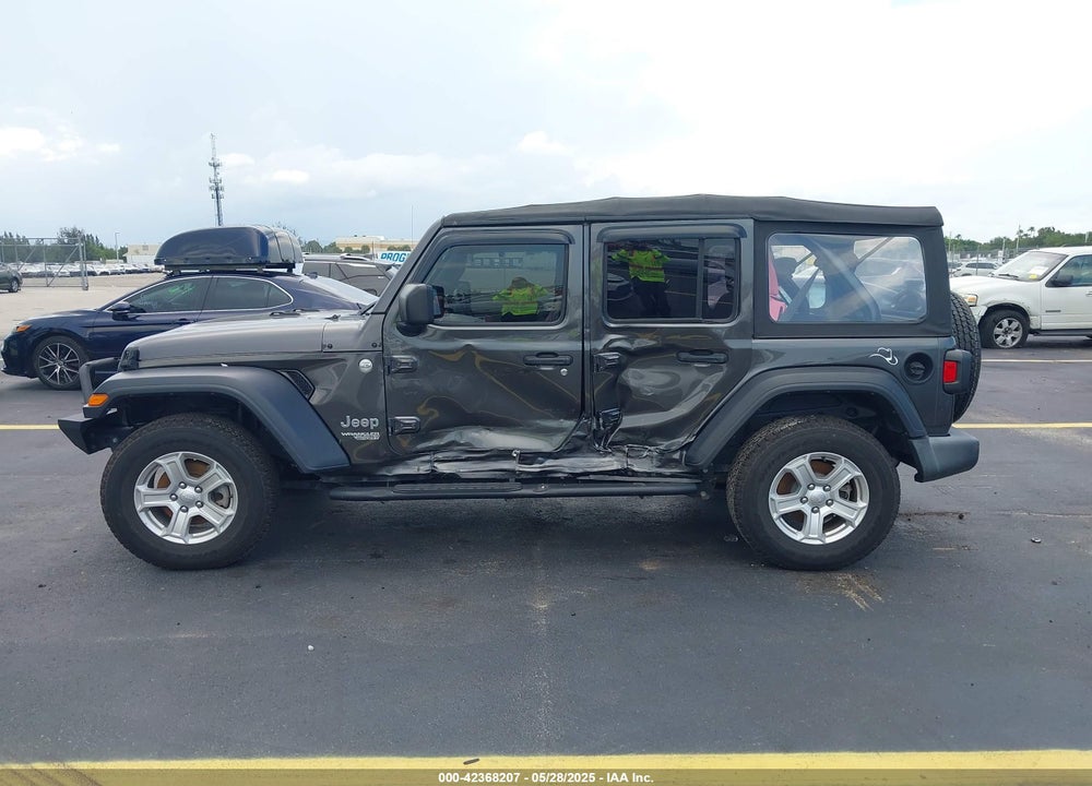 2018 JEEP WRANGLER UNLIMITED SPORT 4X4 VIN: 1C4HJXDN7JW198170