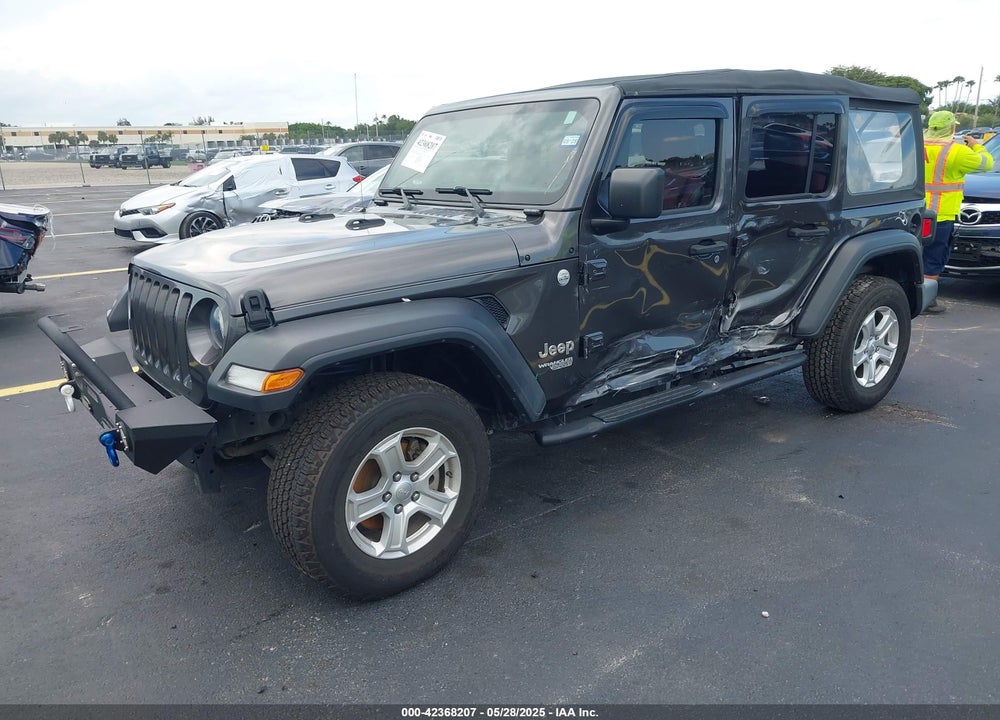 2018 JEEP WRANGLER UNLIMITED SPORT 4X4 VIN: 1C4HJXDN7JW198170