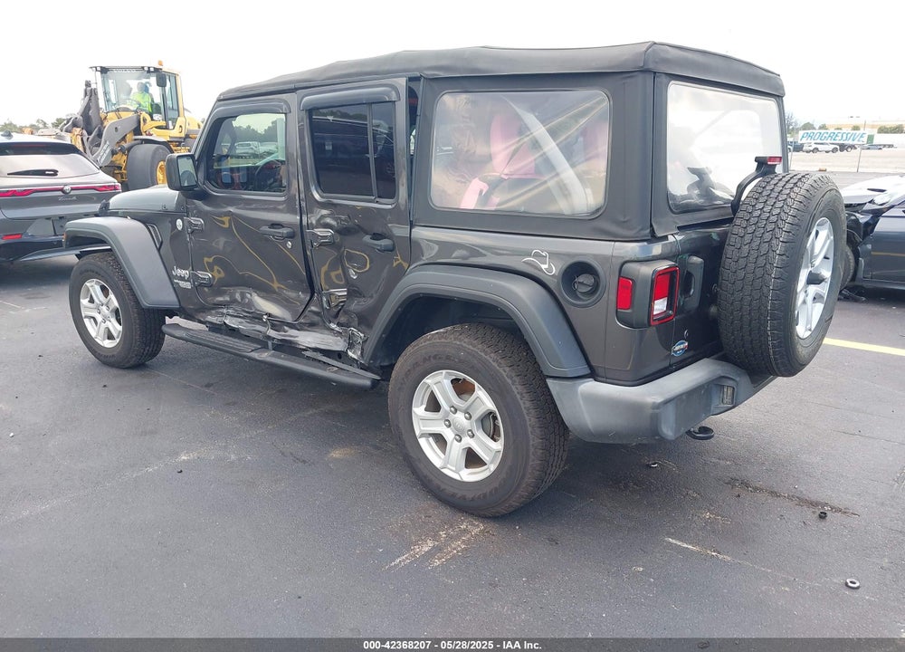 2018 JEEP WRANGLER UNLIMITED SPORT 4X4 VIN: 1C4HJXDN7JW198170
