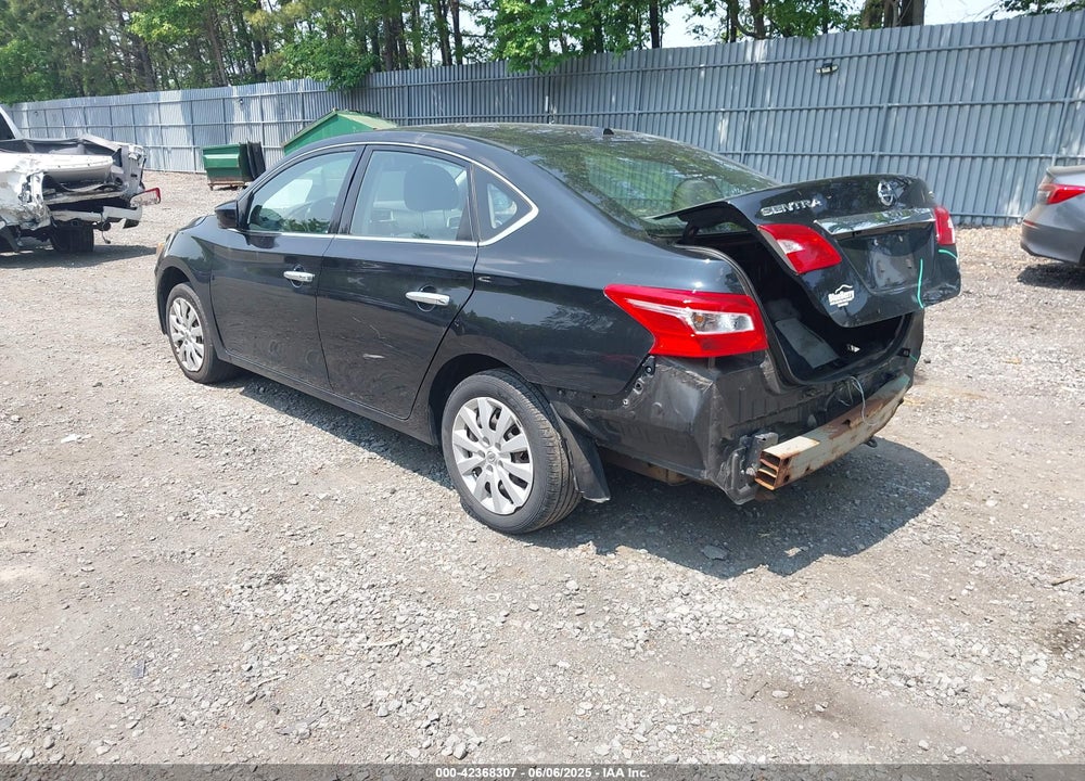 2017 NISSAN SENTRA SV VIN: 3N1AB7AP6HY321967