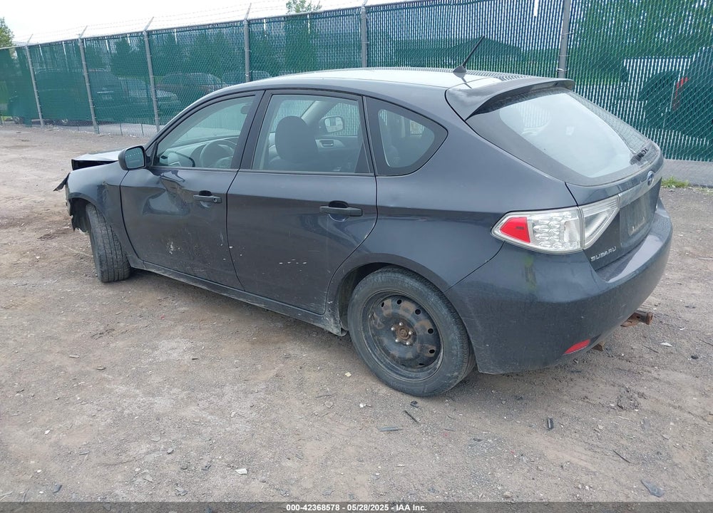 2008 SUBARU IMPREZA 2.5I VIN: JF1GH61678G835647