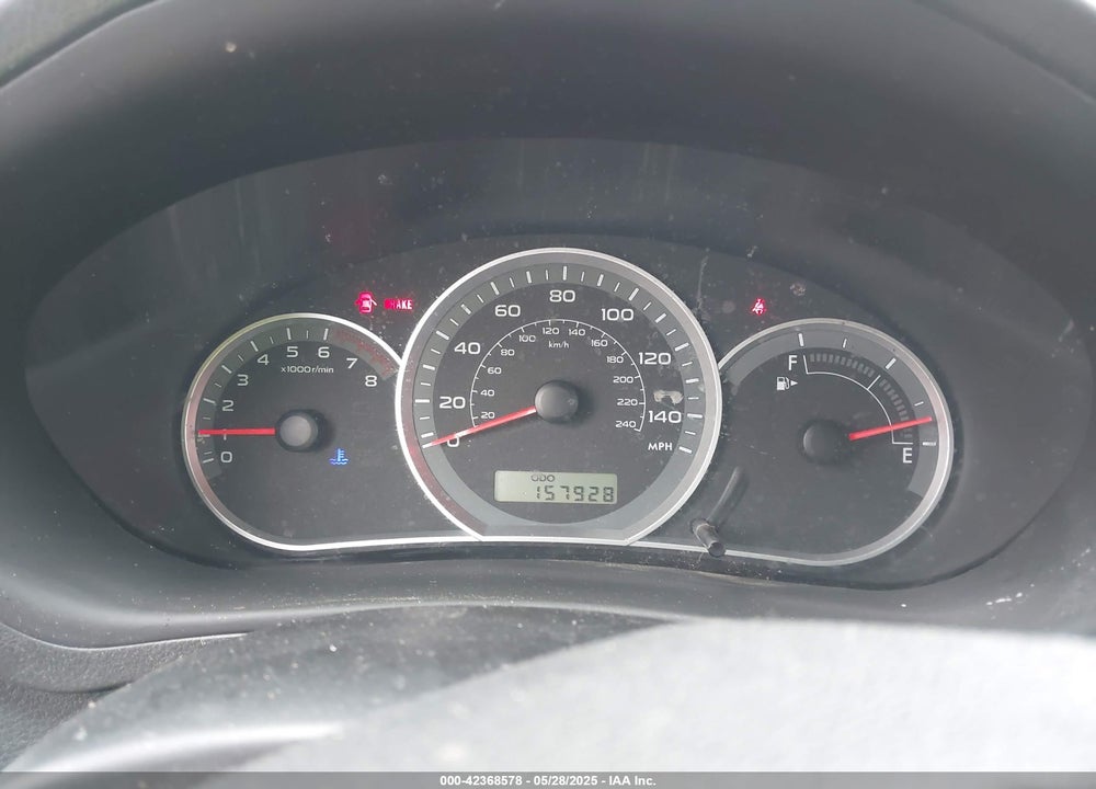 2008 SUBARU IMPREZA 2.5I VIN: JF1GH61678G835647