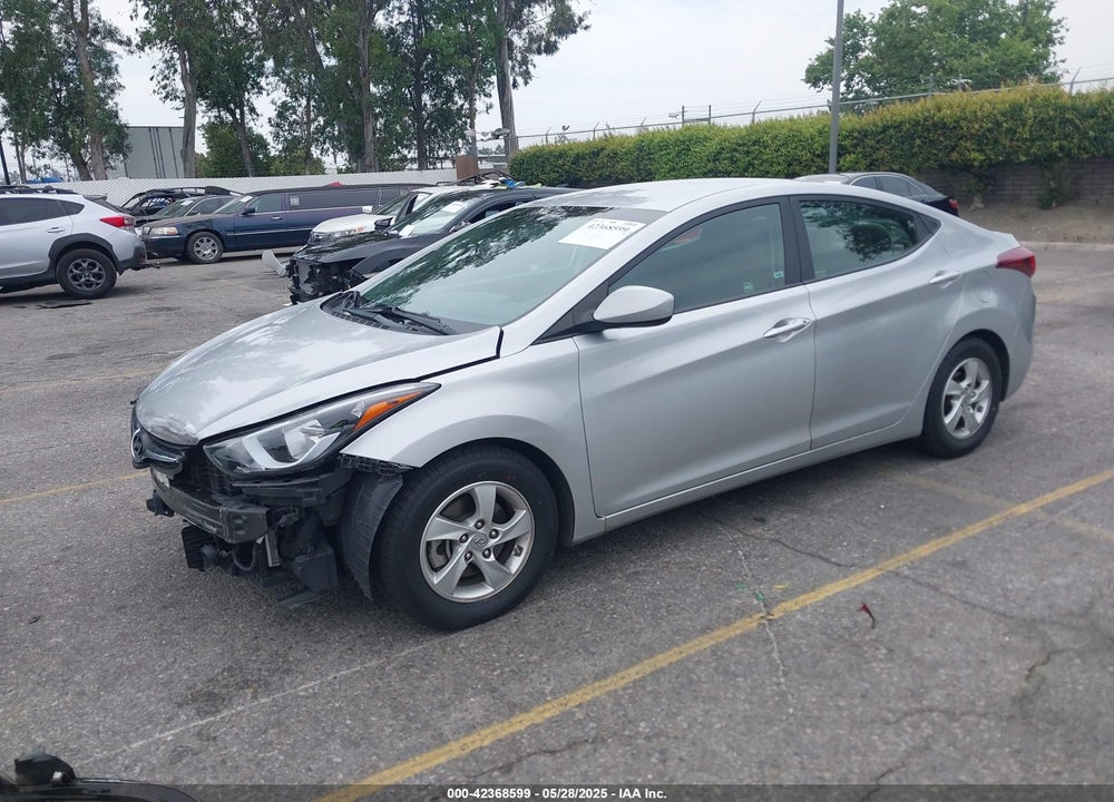 2014 HYUNDAI ELANTRA SE VIN: 5NPDH4AE5EH477996