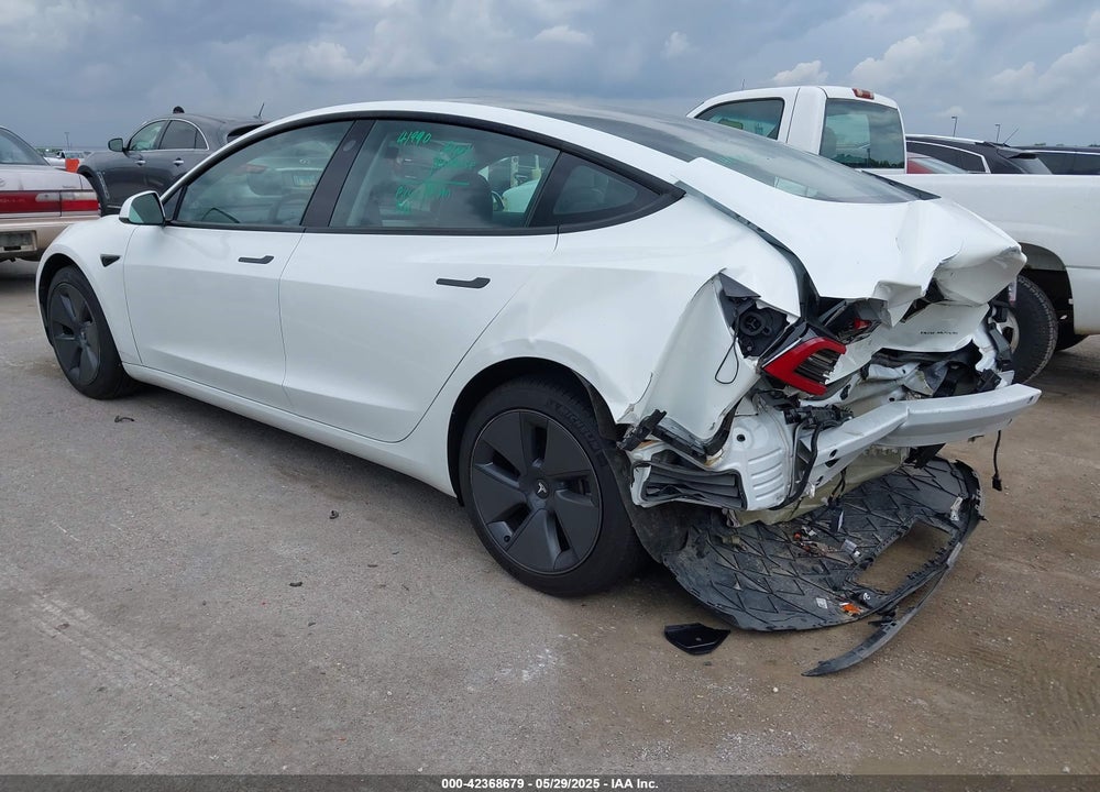 2022 TESLA MODEL 3 VIN: 5YJ3E1EBXNF319851