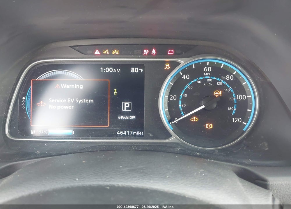 2020 NISSAN LEAF S 40 KWH VIN: 1N4AZ1BP2LC311707