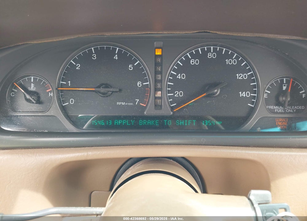 1999 CADILLAC ELDORADO STANDARD VIN: 1G6EL12Y5XU603764