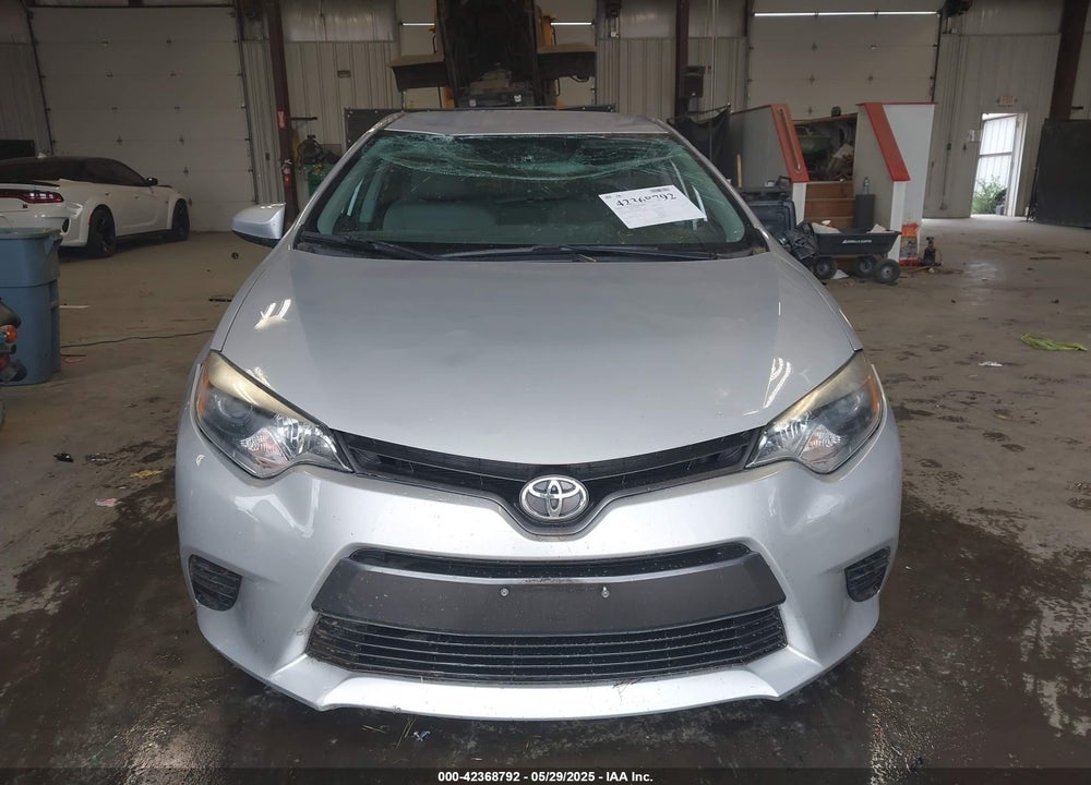 2016 TOYOTA COROLLA LE VIN: 2T1BURHE9GC540058