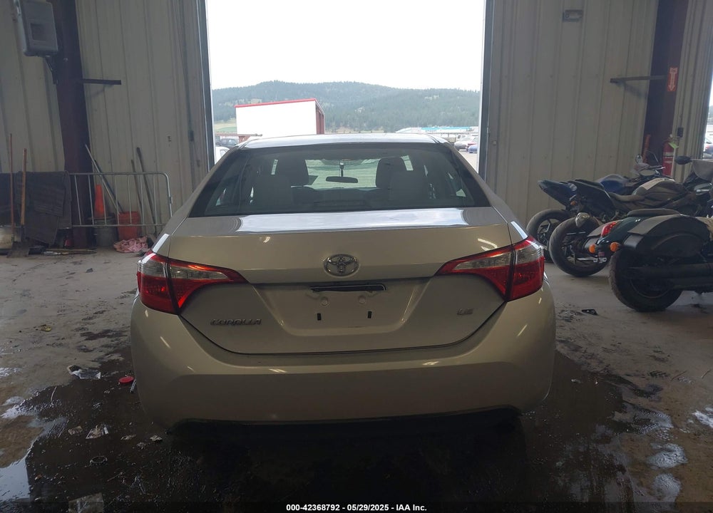 2016 TOYOTA COROLLA LE VIN: 2T1BURHE9GC540058