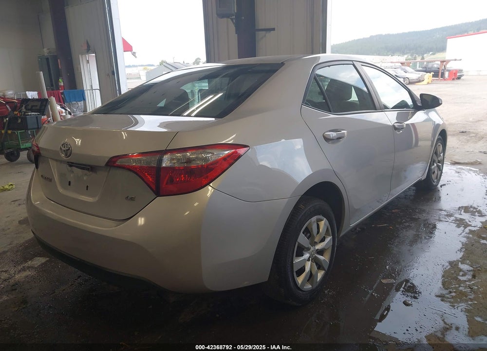 2016 TOYOTA COROLLA LE VIN: 2T1BURHE9GC540058