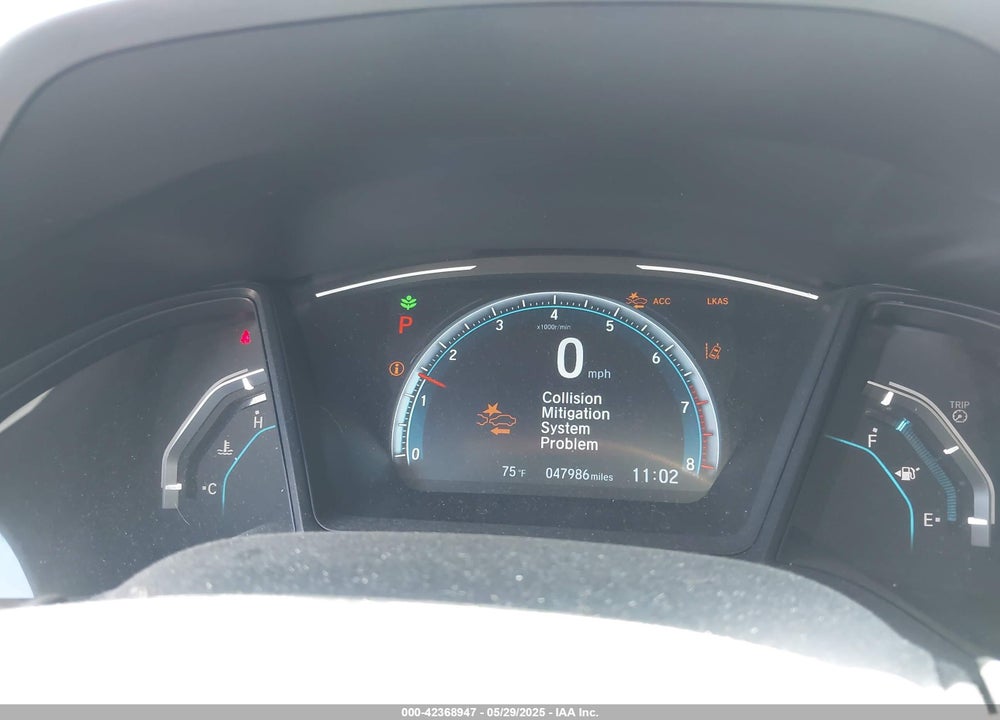 2019 HONDA CIVIC LX VIN: 19XFC2F61KE017134