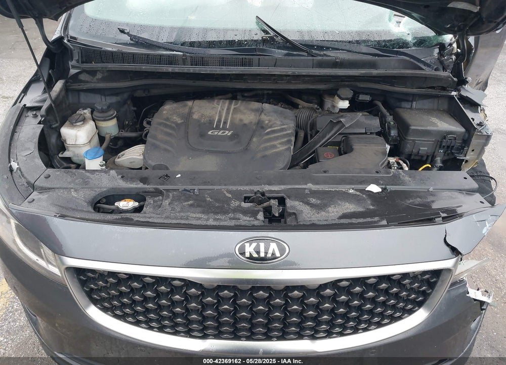 2017 KIA SEDONA EX VIN: KNDMC5C11H6263620