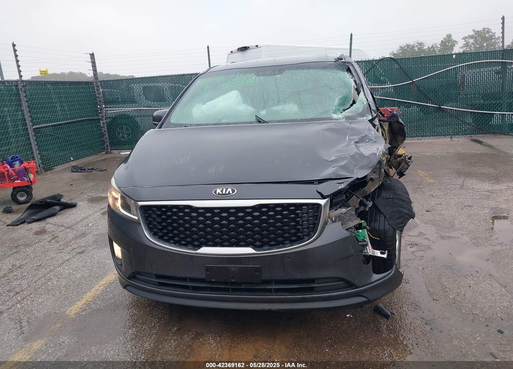 2017 KIA SEDONA EX VIN: KNDMC5C11H6263620