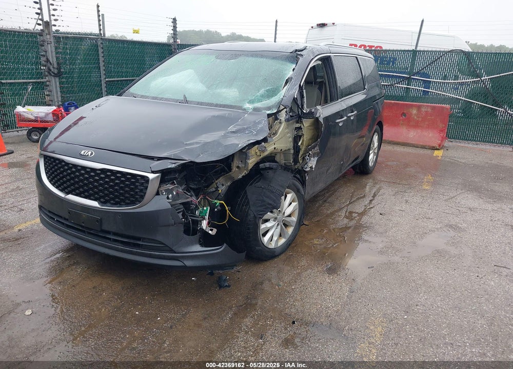 2017 KIA SEDONA EX VIN: KNDMC5C11H6263620