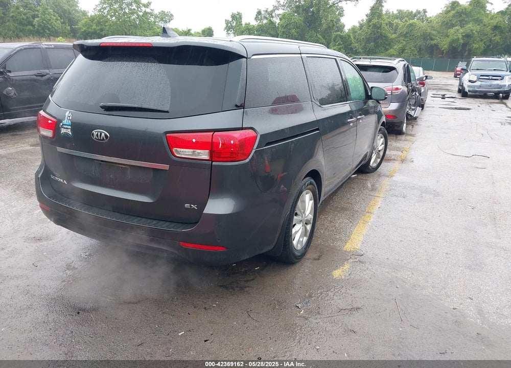 2017 KIA SEDONA EX VIN: KNDMC5C11H6263620