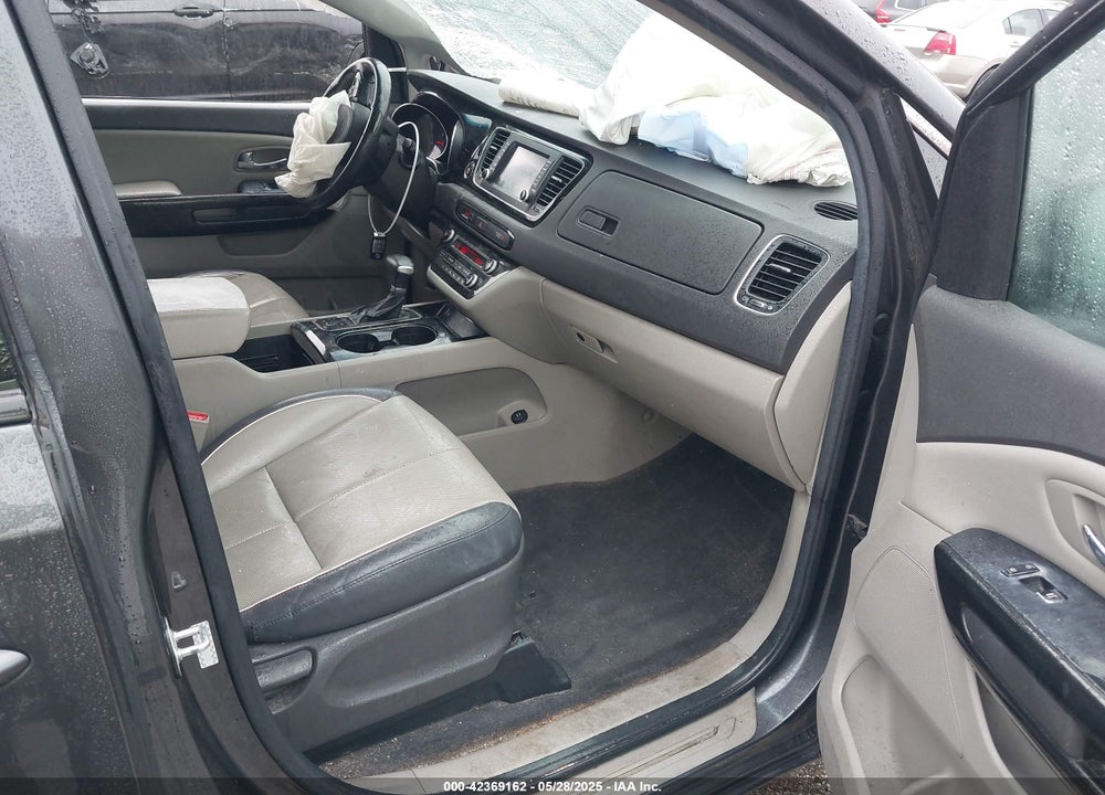 2017 KIA SEDONA EX VIN: KNDMC5C11H6263620