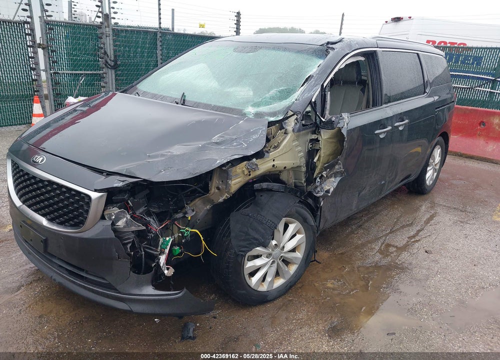 2017 KIA SEDONA EX VIN: KNDMC5C11H6263620