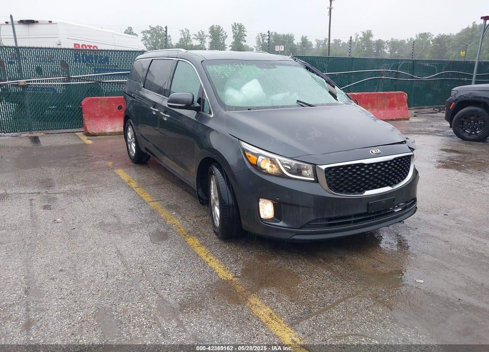 2017 KIA SEDONA EX VIN: KNDMC5C11H6263620