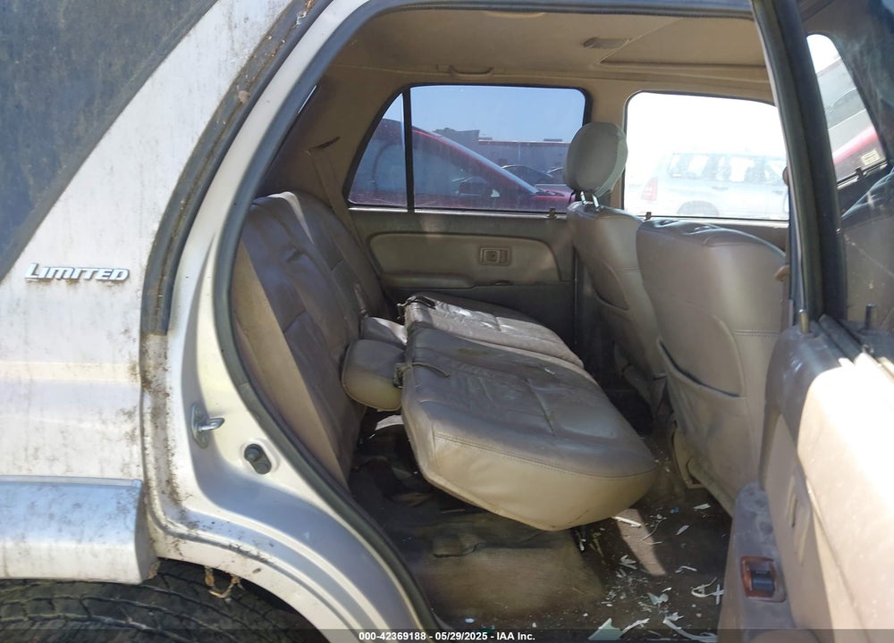 2000 TOYOTA 4RUNNER LIMITED V6 VIN: JT3HN87R0Y9036323