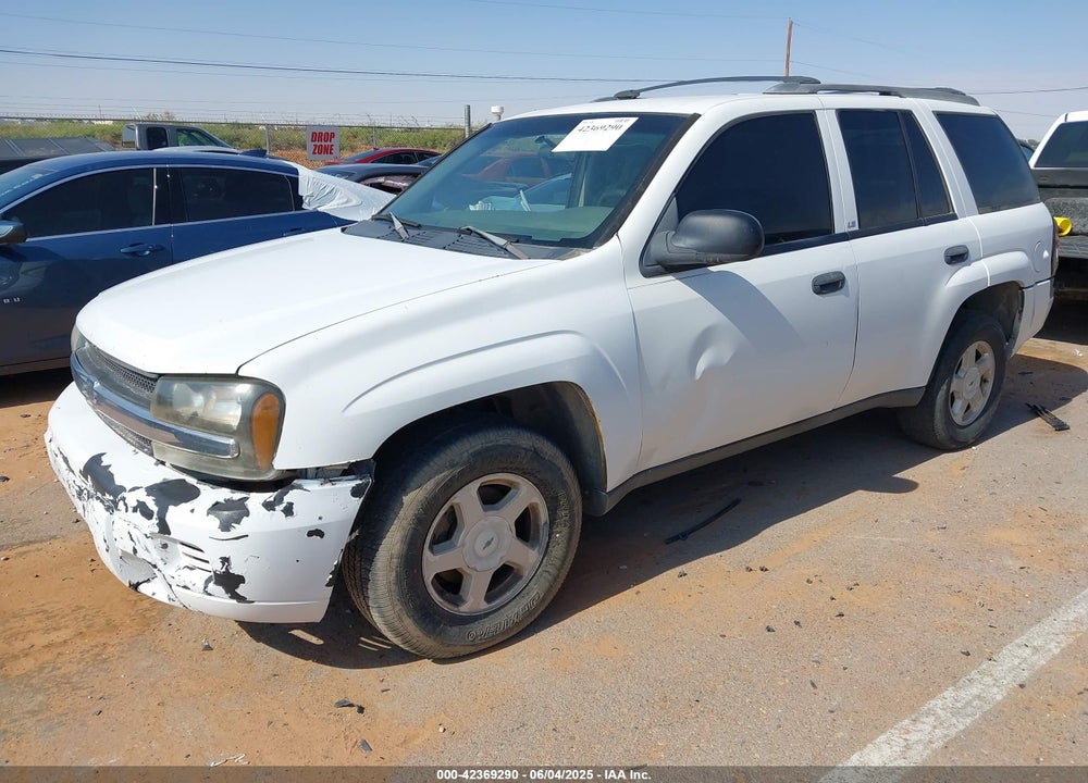 2002 CHEVROLET TRAILBLAZER LS VIN: 1GNDS13SX22429708