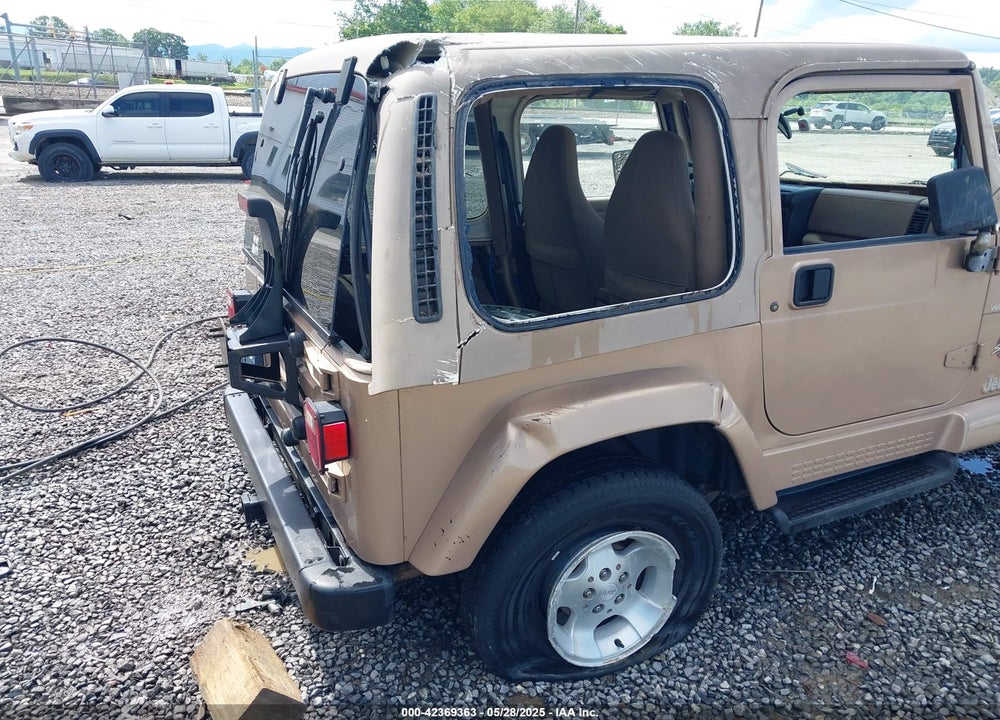 1999 JEEP WRANGLER SAHARA VIN: 1J4FY49S3XP407594