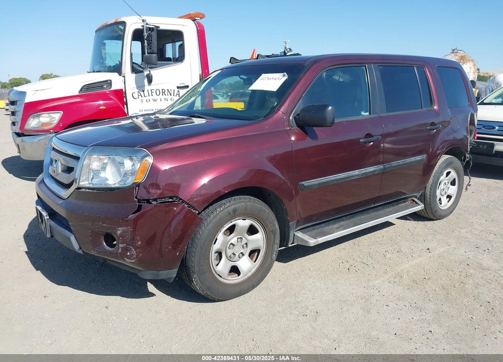 2011 HONDA PILOT VIN: 5FNYF3H2XBB052832