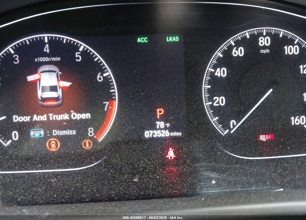 2020 HONDA ACCORD VIN: 1HGCV2F9XLA017825