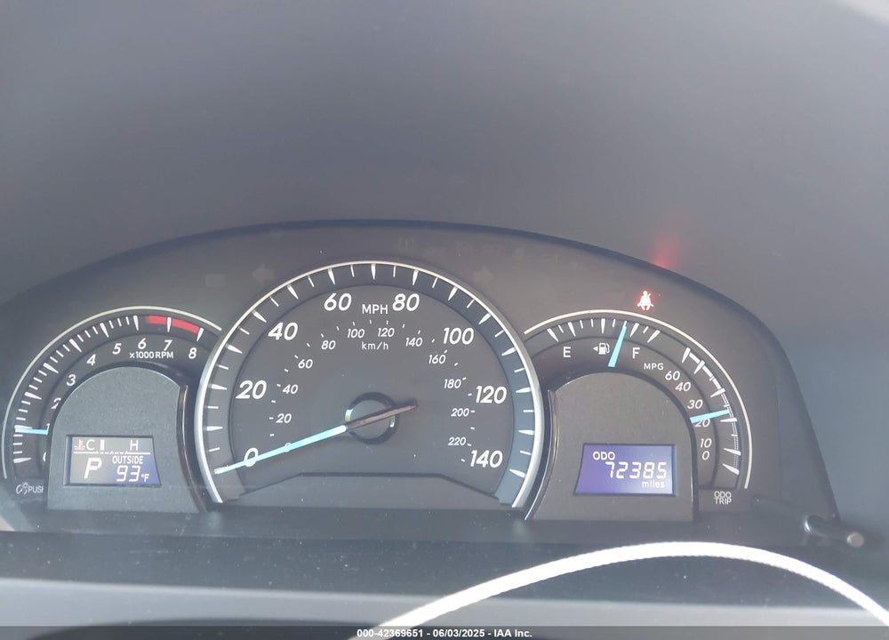 2013 TOYOTA CAMRY LE VIN: 4T1BF1FKXDU649711