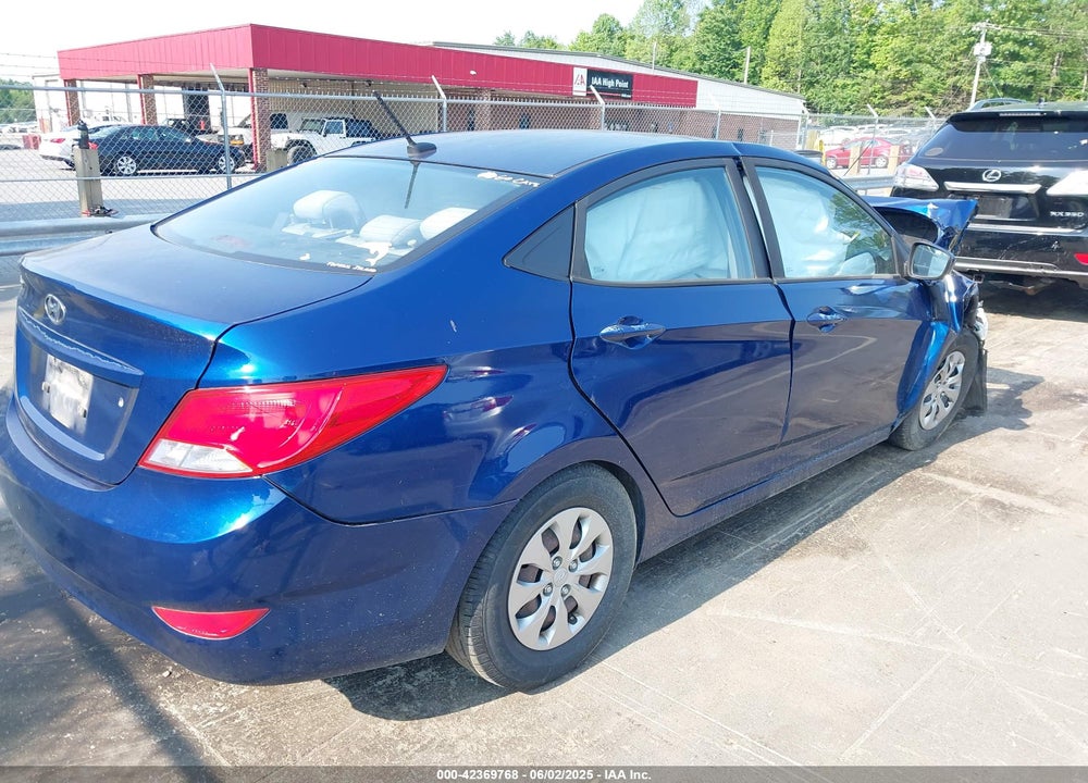2016 HYUNDAI ACCENT SE VIN: KMHCT4AE1GU104680