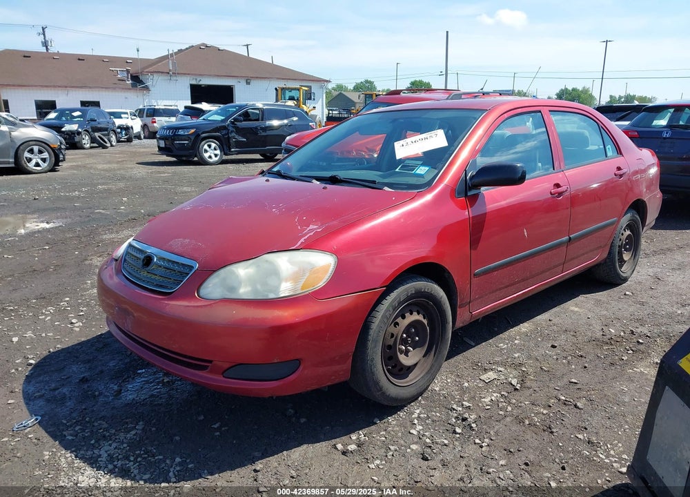 2008 TOYOTA COROLLA CE VIN: 2T1BR32E68C935422
