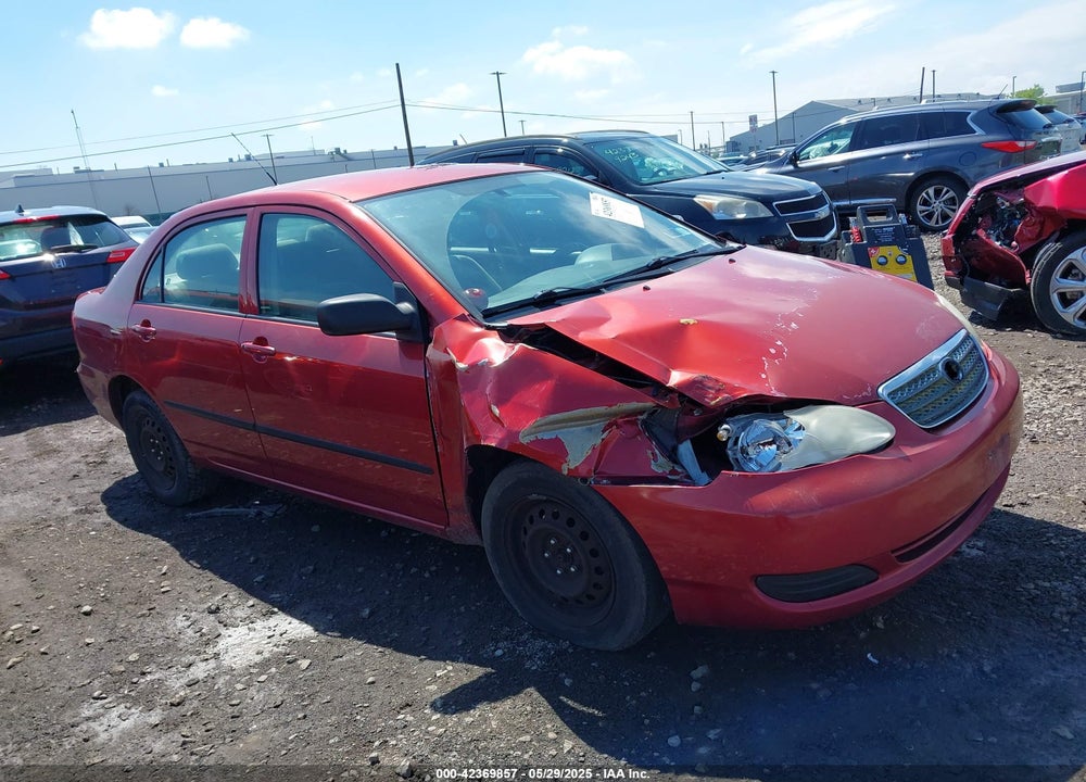 2008 TOYOTA COROLLA CE VIN: 2T1BR32E68C935422