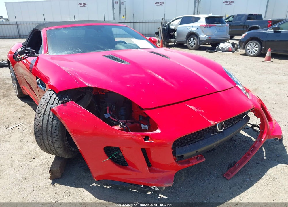2014 JAGUAR F-TYPE VIN: SAJWA6E74E8K02916