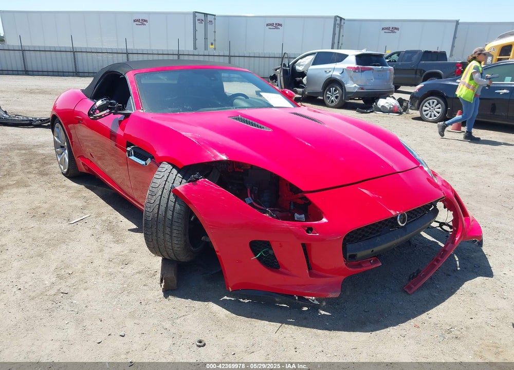 2014 JAGUAR F-TYPE VIN: SAJWA6E74E8K02916