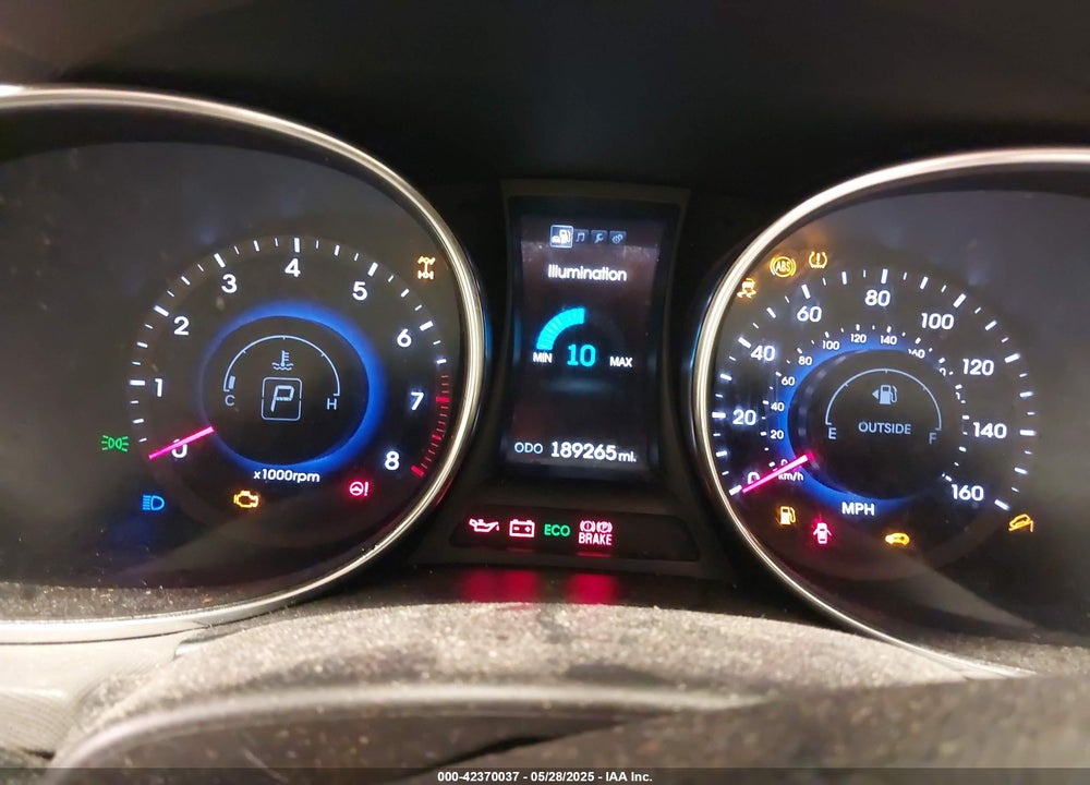 2013 HYUNDAI SANTA FE SPORT 2.0T VIN: 5XYZUDLA3DG045277