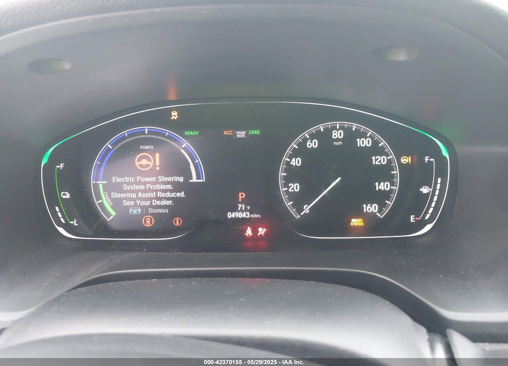 2020 HONDA INSIGHT EX VIN: 19XZE4F50LE005469