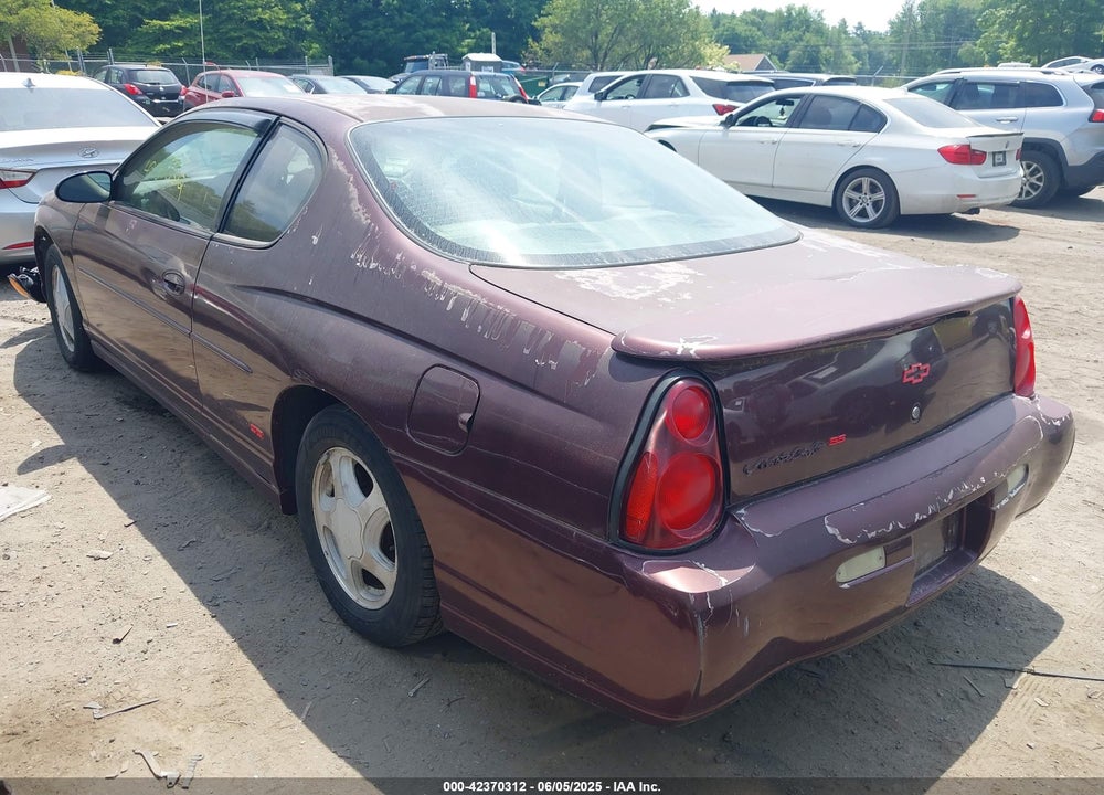 2003 CHEVROLET MONTE CARLO SS VIN: 2G1WX12K039356395