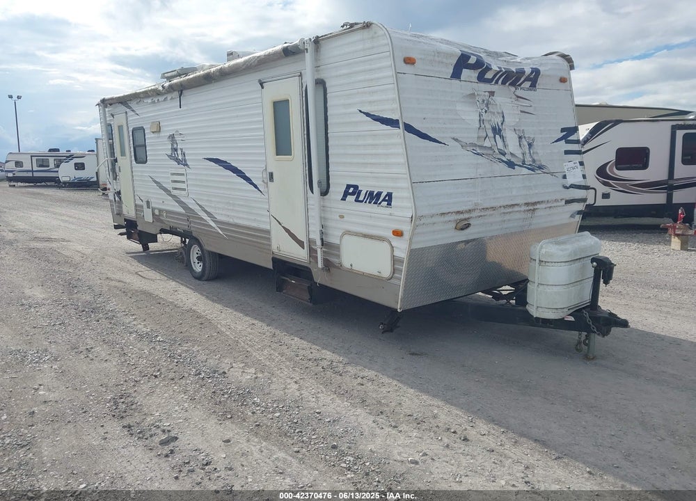 2007 PALOMINO PUMA 26RLSS VIN: 4X4TPUB237P012315
