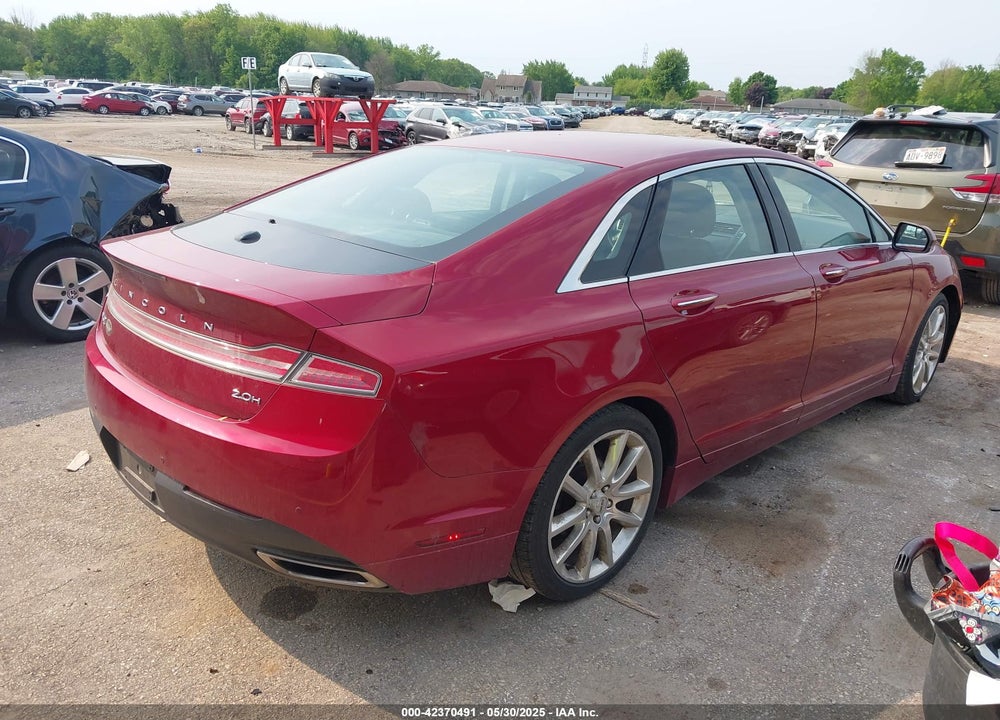 2016 LINCOLN MKZ HYBRID VIN: 3LN6L2LUXGR631548