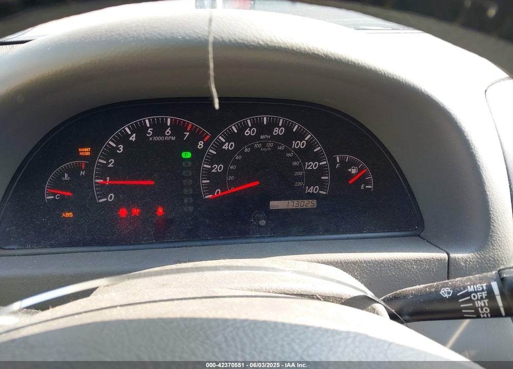 2005 TOYOTA CAMRY LE/SE/STD/XLE VIN: 4T1BE32K95U089962