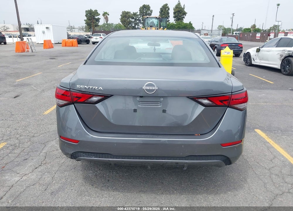 2025 NISSAN SENTRA S VIN: 3N1AB8BV6SY308789
