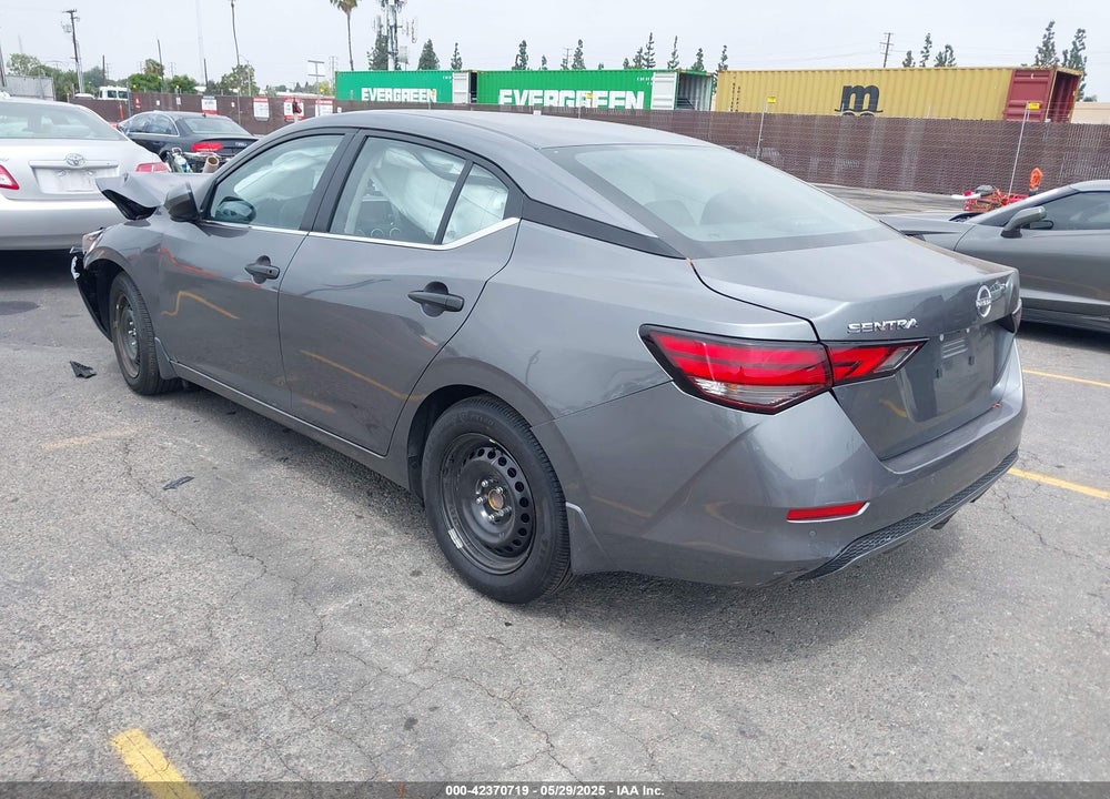 2025 NISSAN SENTRA S VIN: 3N1AB8BV6SY308789