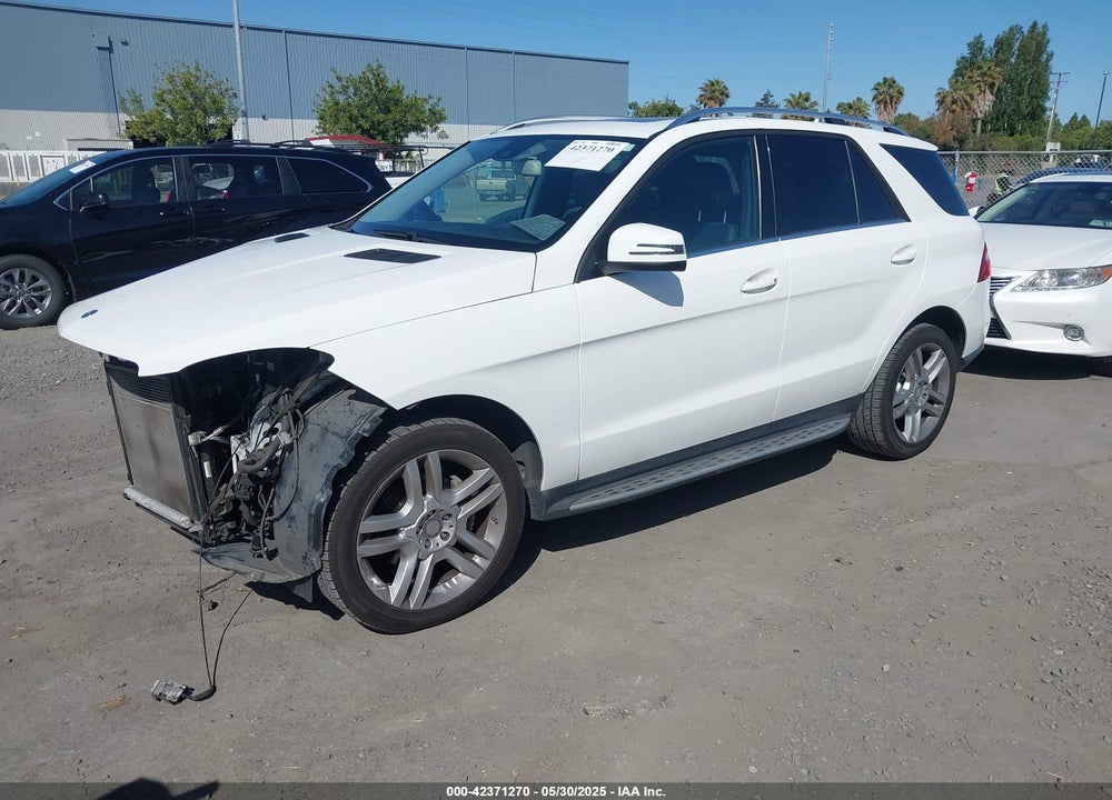 2015 MERCEDES-BENZ M-CLASS VIN: 4JGDA5HB3FA453433