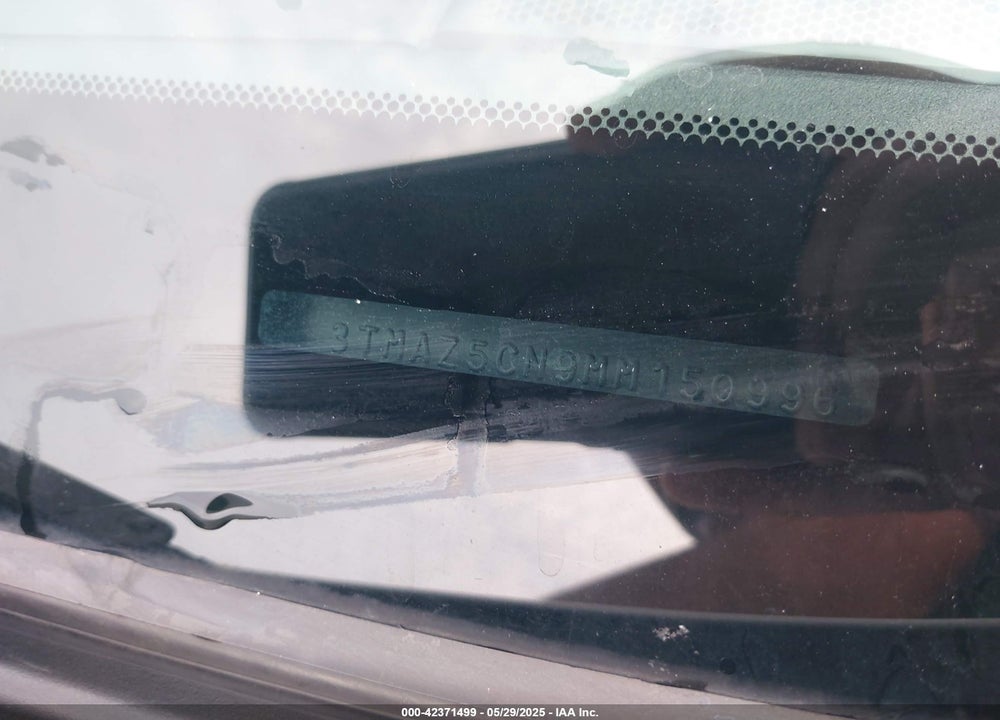 2021 TOYOTA TACOMA VIN: 3TMAZ5CN9MM150996