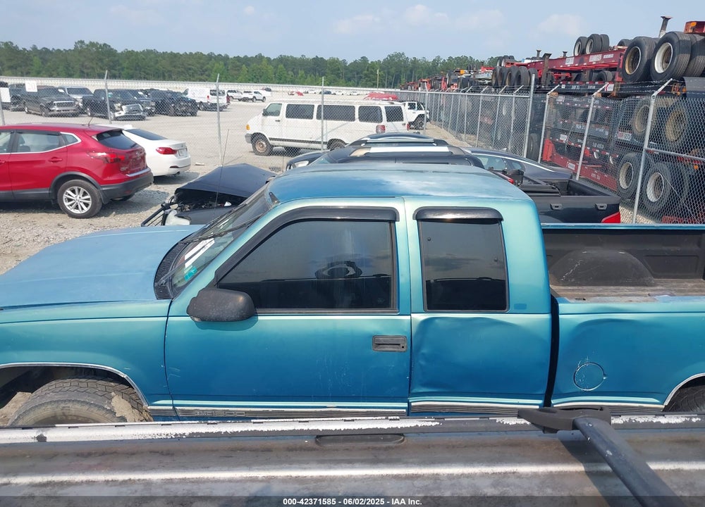 1998 GMC SIERRA 1500 SL WIDESIDE VIN: 2GTEK19R8W1553399