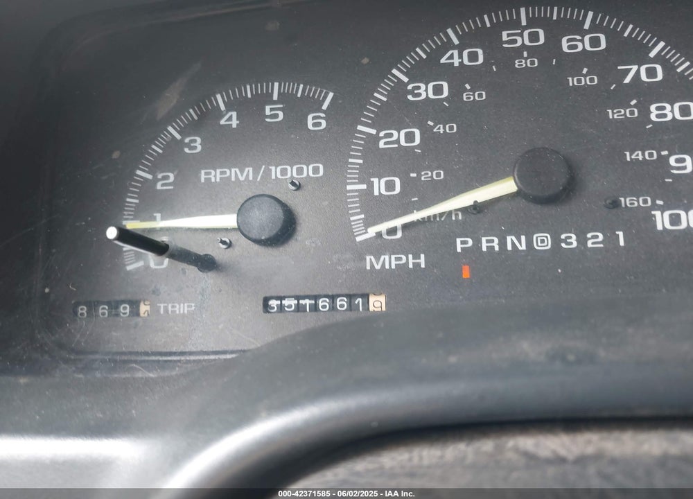 1998 GMC SIERRA 1500 SL WIDESIDE VIN: 2GTEK19R8W1553399